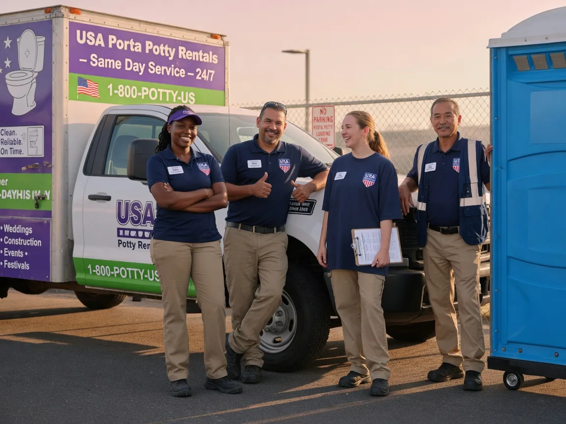 Porta Potty Rental company in Sainte Marie, IL